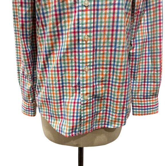 Vineyard Vines Slim Fit Gingham Whale Shirt | Size Small - Picture 3 of 7